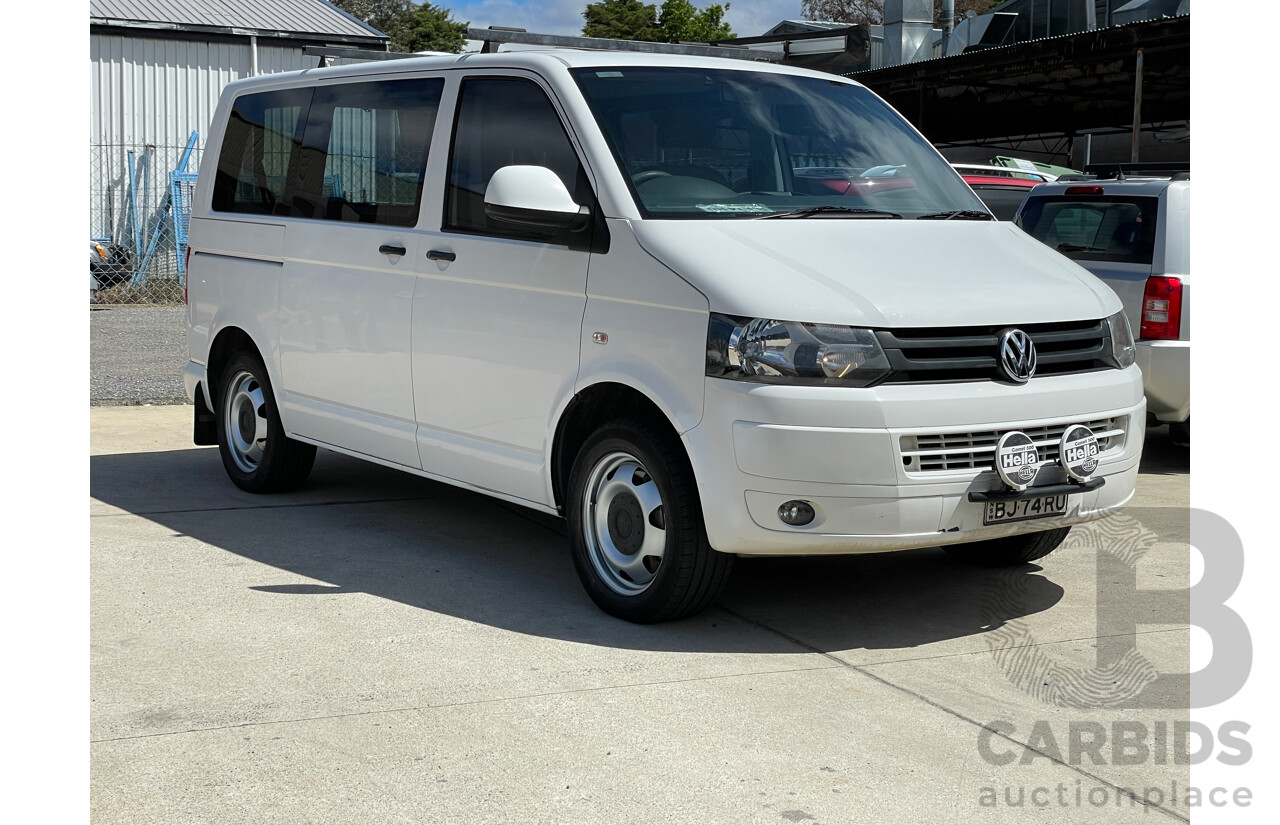 11/2010 Volkswagen Transporter 132 TDI SWB MED T5 MY10 Van White 2.0L