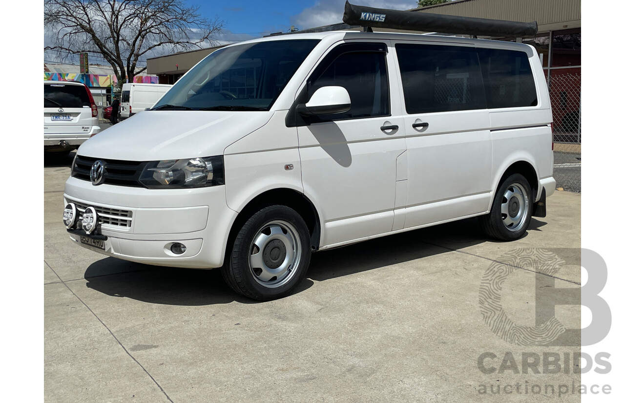 11/2010 Volkswagen Transporter 132 TDI SWB MED T5 MY10 Van White 2.0L
