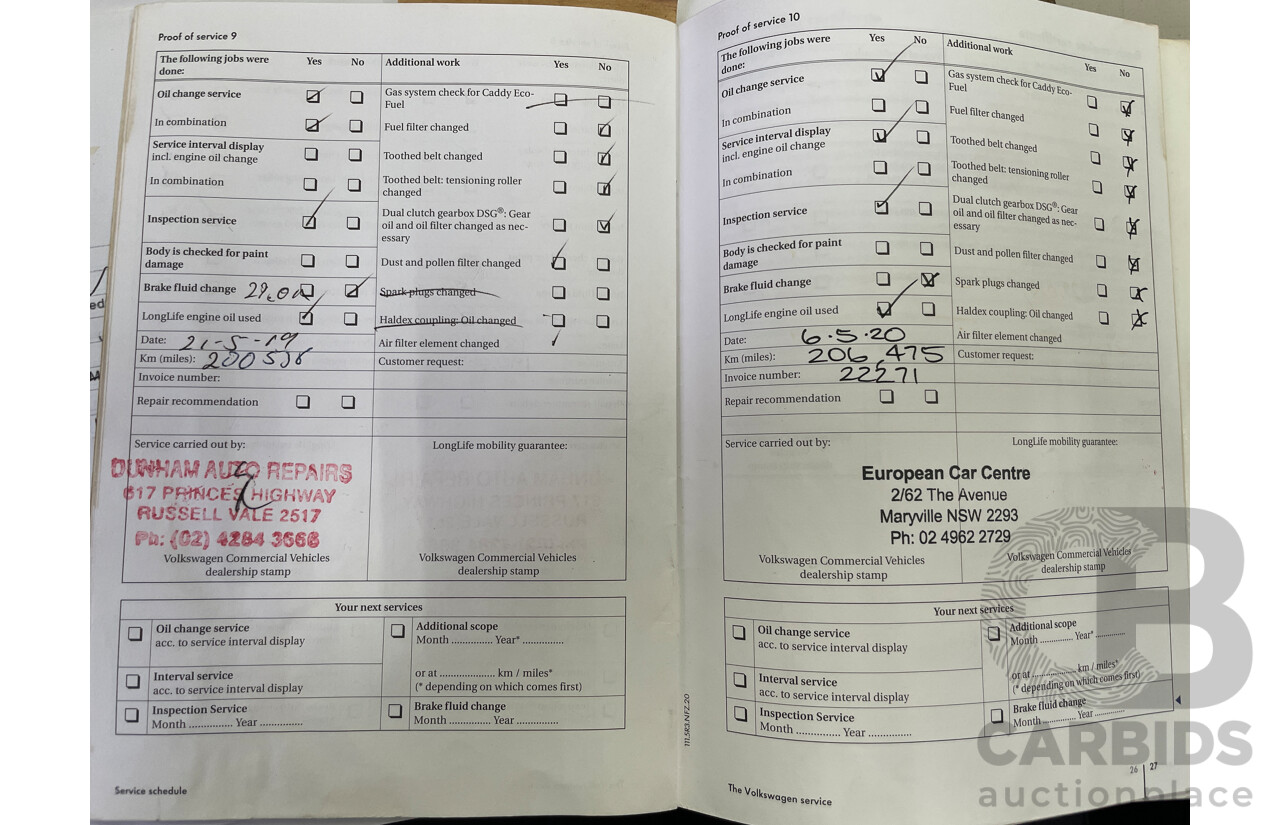 11/2010 Volkswagen Transporter 132 TDI SWB MED T5 MY10 Van White 2.0L