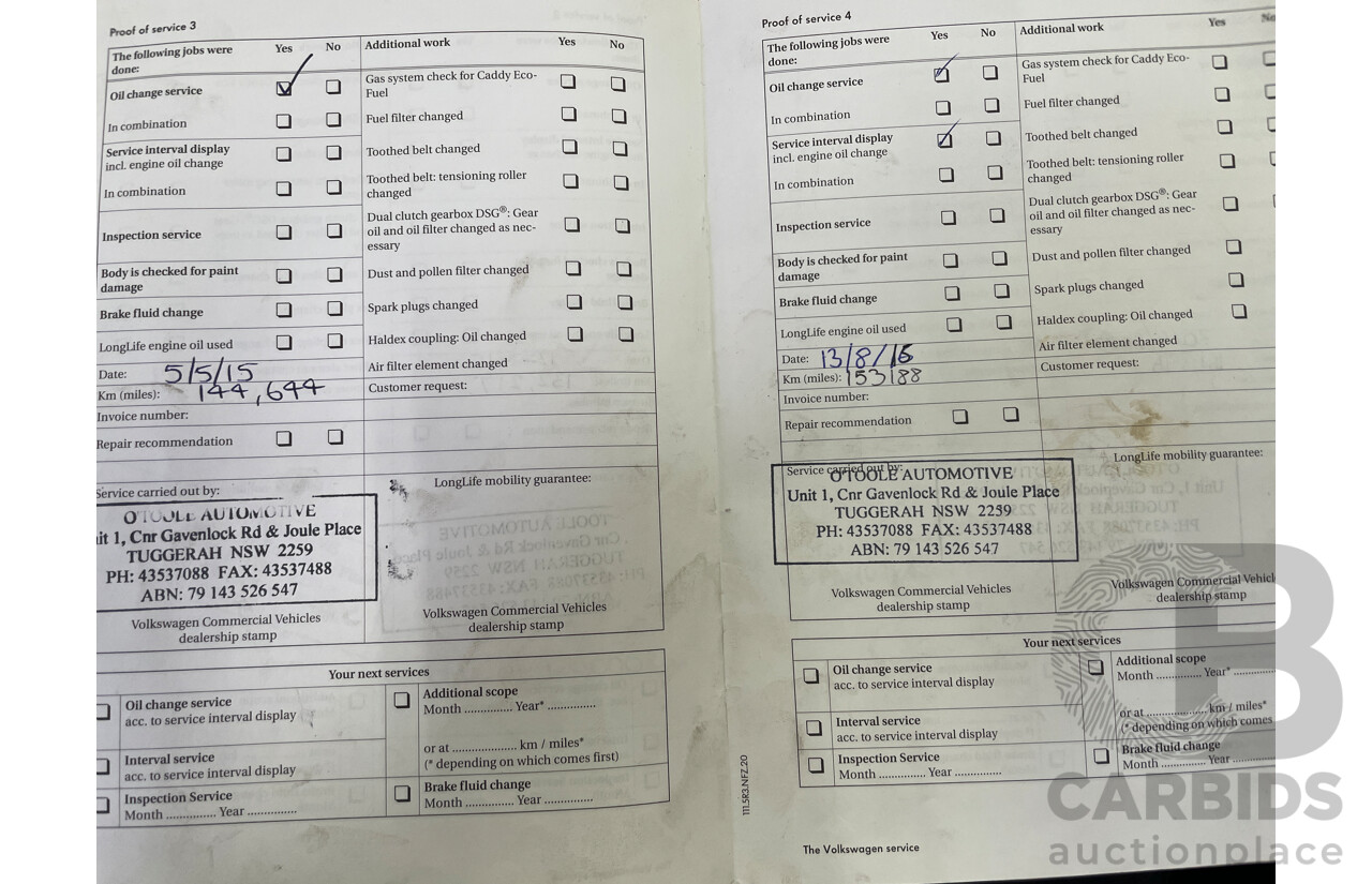11/2010 Volkswagen Transporter 132 TDI SWB MED T5 MY10 Van White 2.0L
