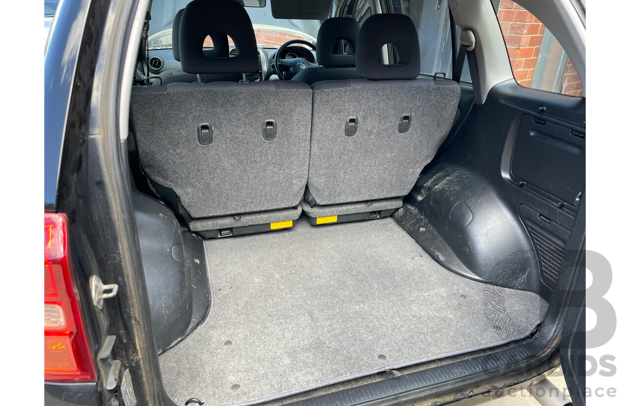 10/2005 Toyota Rav4 Cruiser (4x4) ACA23R 4d Wagon Black 2.4L