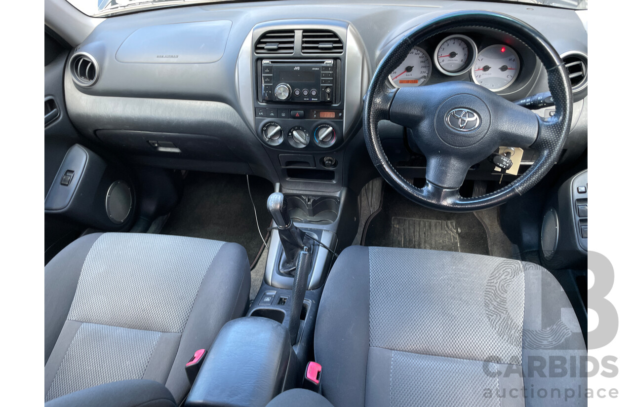 10/2005 Toyota Rav4 Cruiser (4x4) ACA23R 4d Wagon Black 2.4L