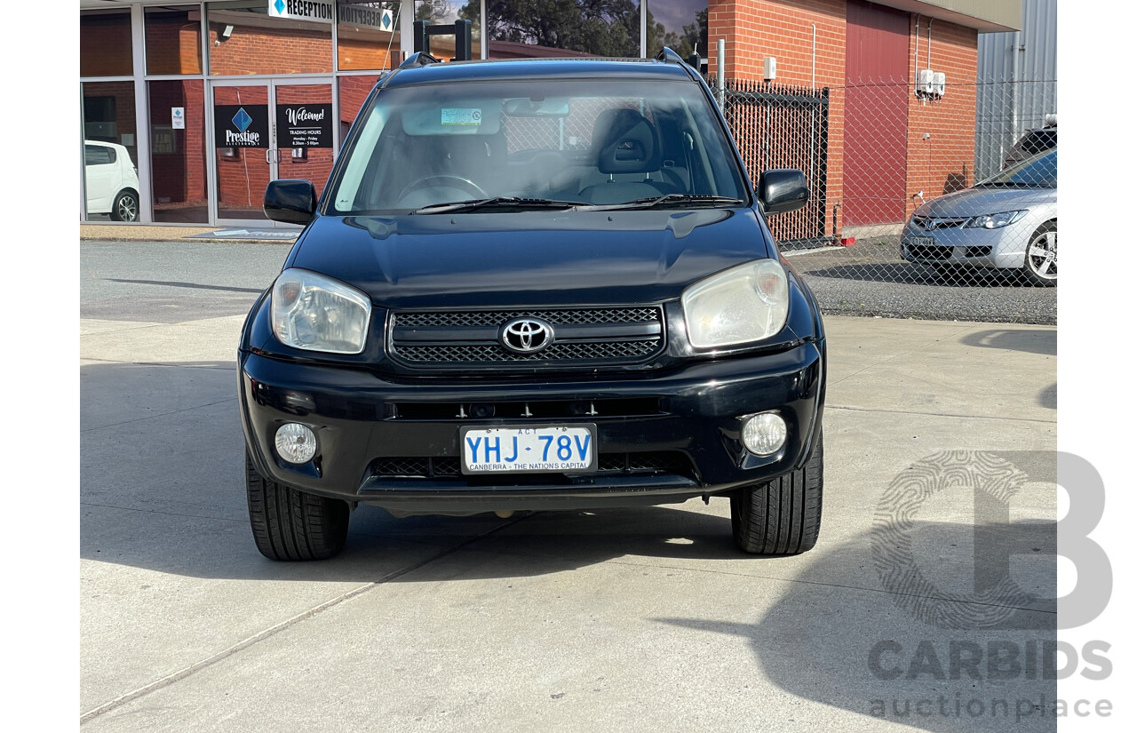 10/2005 Toyota Rav4 Cruiser (4x4) ACA23R 4d Wagon Black 2.4L