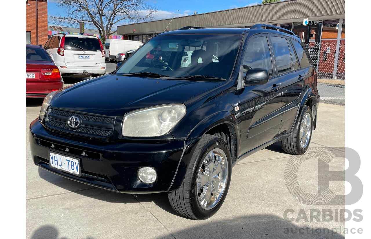 10/2005 Toyota Rav4 Cruiser (4x4) ACA23R 4d Wagon Black 2.4L