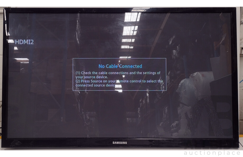 Samsung (PS51E450) 51-Inch HD Plasma TV and Damaged Display