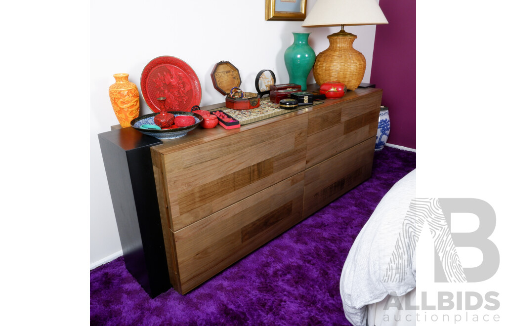 Contemporary YLA Furniture Lowline Chest of Drawers, Ex Domayne