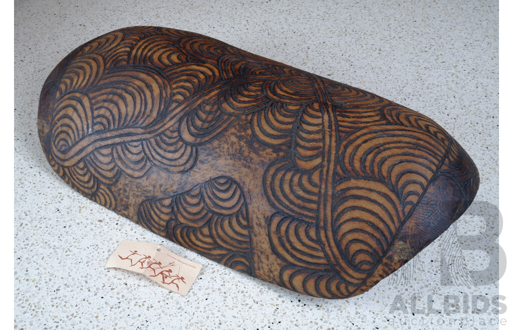 Large Aboriginal Burnt Incised - Lot 1450488 | ALLBIDS