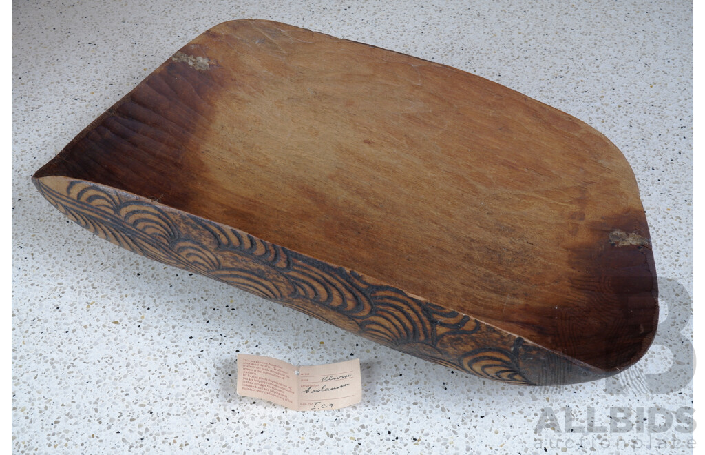Large Aboriginal Burnt Incised - Lot 1450488 | ALLBIDS