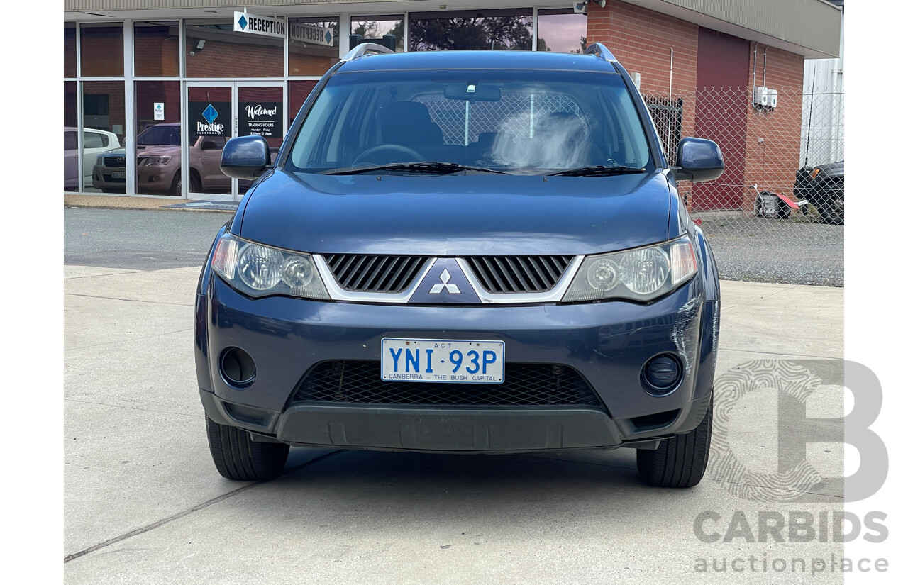 2/2007 Mitsubishi Outlander LS ZG 4d Wagon Blue 2.4L