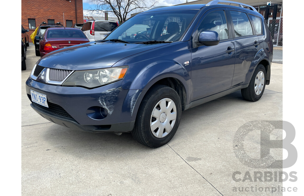 2/2007 Mitsubishi Outlander LS ZG 4d Wagon Blue 2.4L