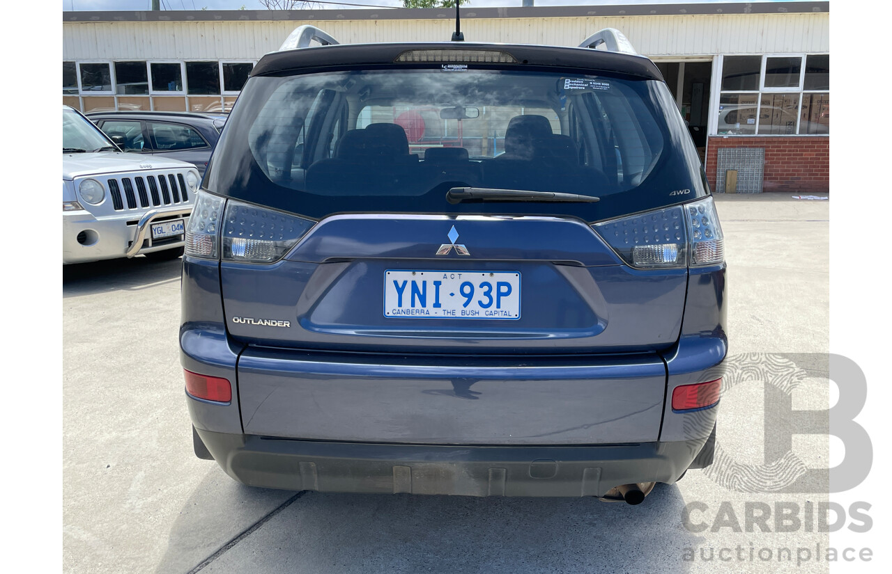 2/2007 Mitsubishi Outlander LS ZG 4d Wagon Blue 2.4L
