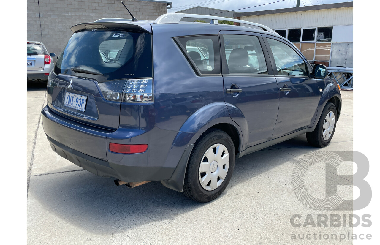 2/2007 Mitsubishi Outlander LS ZG 4d Wagon Blue 2.4L