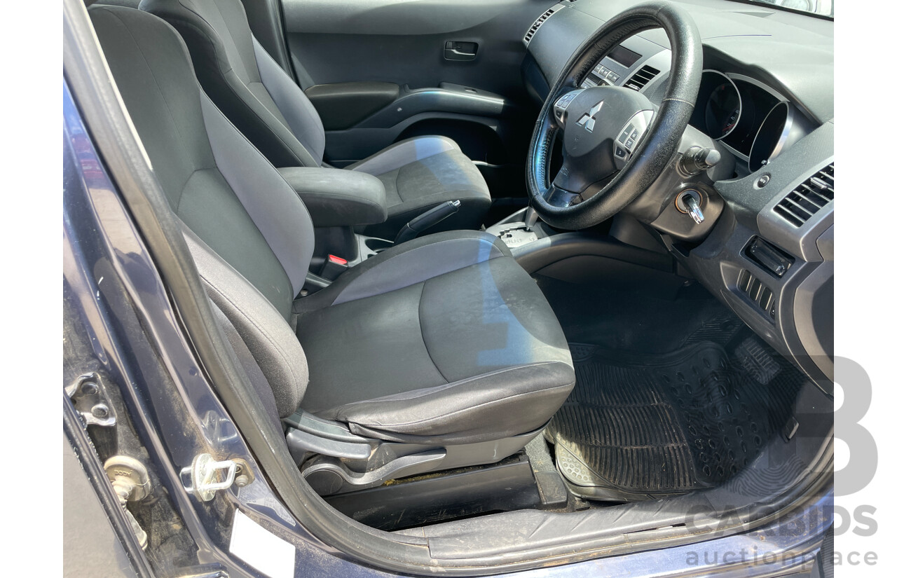 2/2007 Mitsubishi Outlander LS ZG 4d Wagon Blue 2.4L