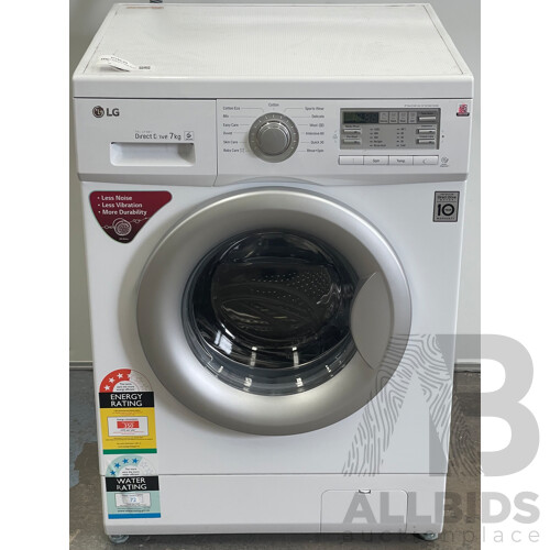LG 7kg Front Loader Washing Machine
