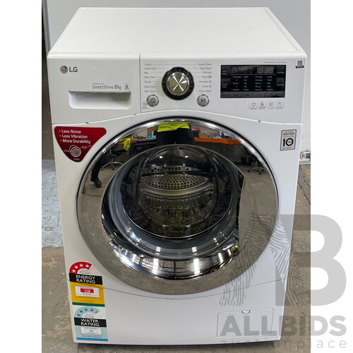 LG 8 Kg Direct Drive Front Loader Washing Machine