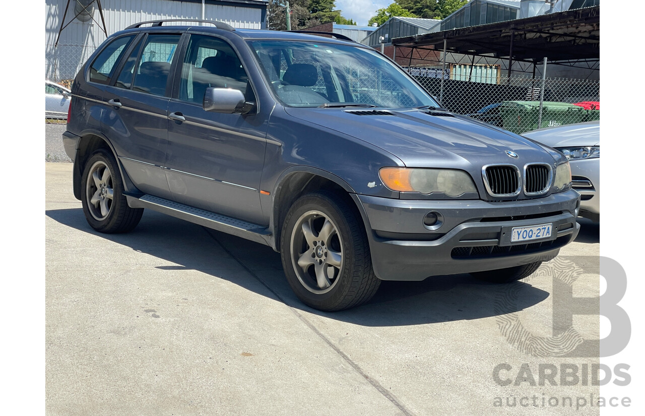 6/2002 Bmw X5 3.0i E53 4d Wagon Grey 3.0L