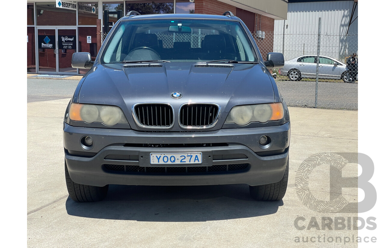 6/2002 Bmw X5 3.0i E53 4d Wagon Grey 3.0L