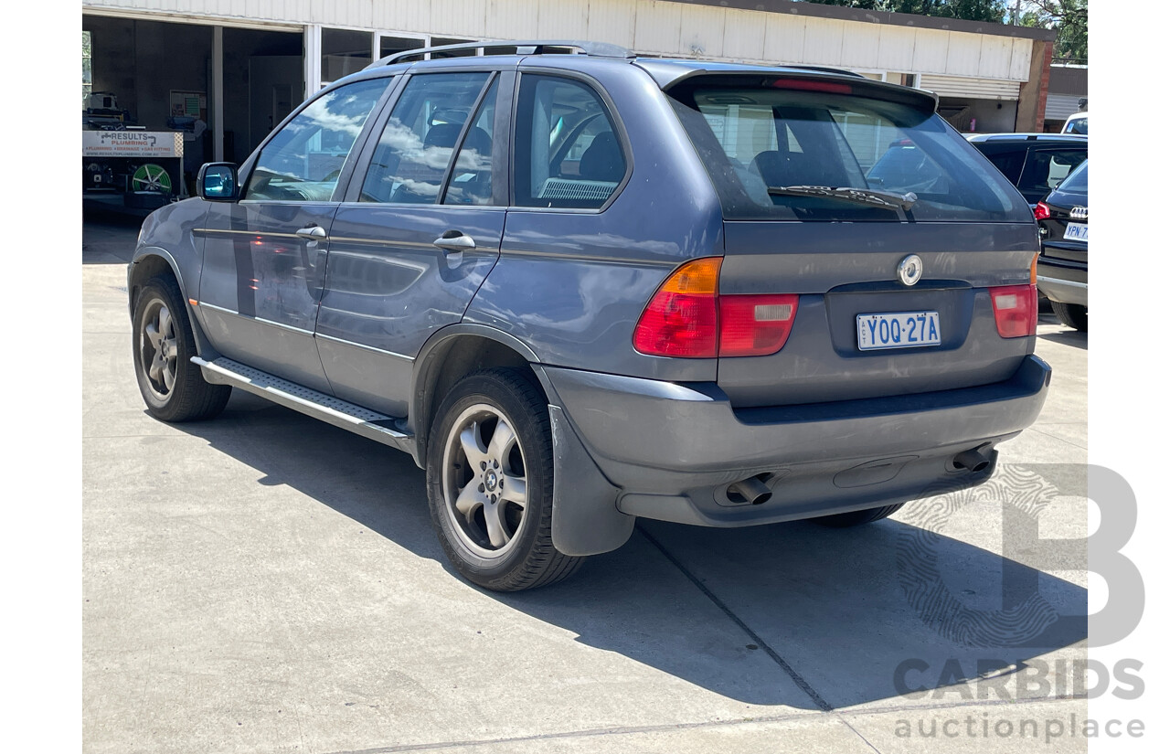 6/2002 Bmw X5 3.0i E53 4d Wagon Grey 3.0L