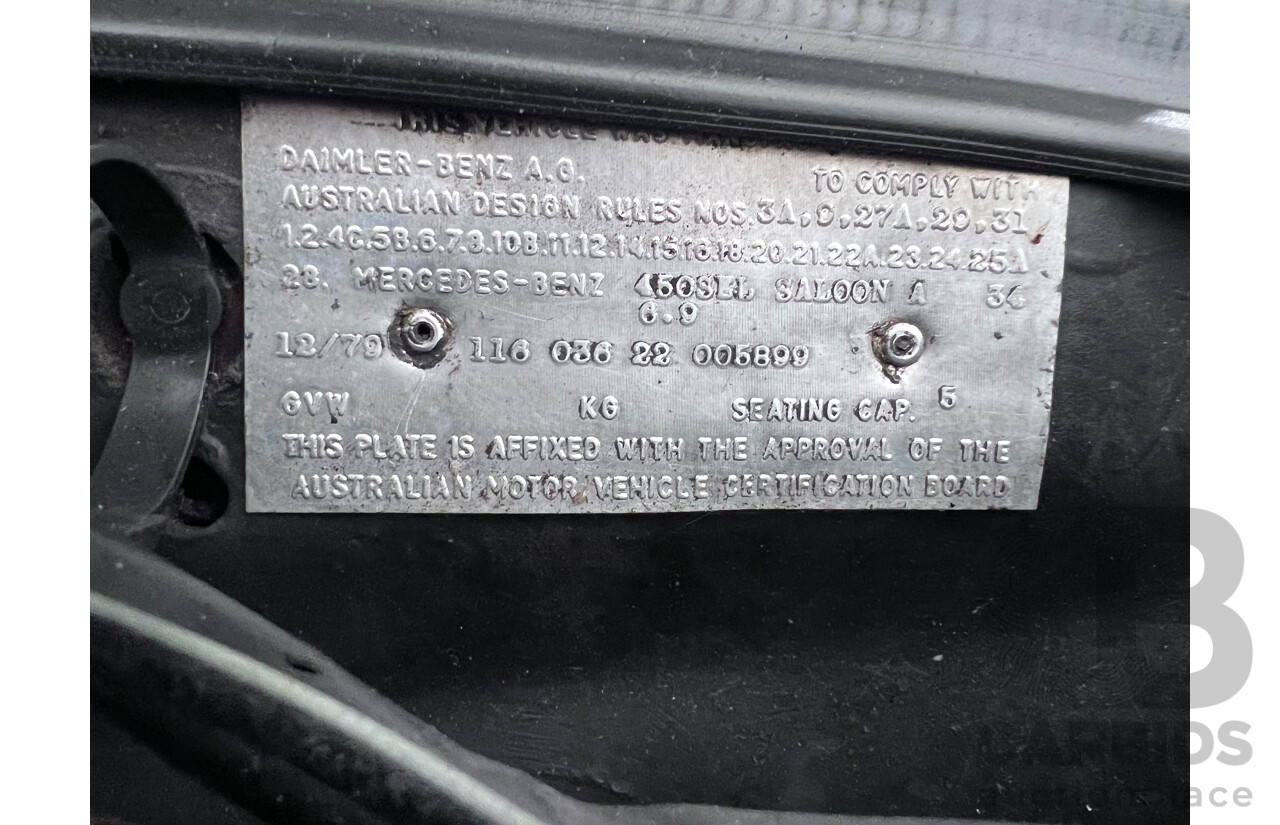 12/1979 Mercedes-Benz 450 SEL 6.9  4d Sedan Silver 6.9L V8