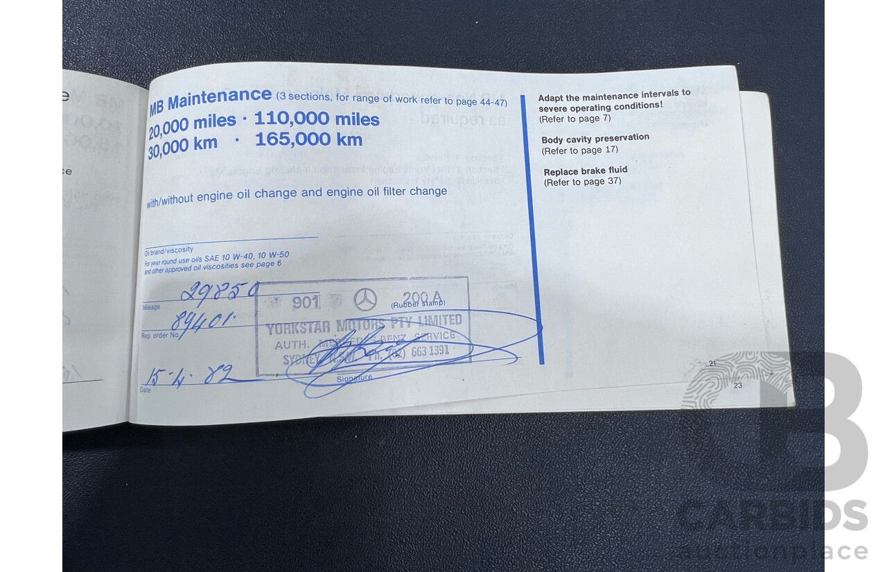 12/1979 Mercedes-Benz 450 SEL 6.9  4d Sedan Silver 6.9L V8