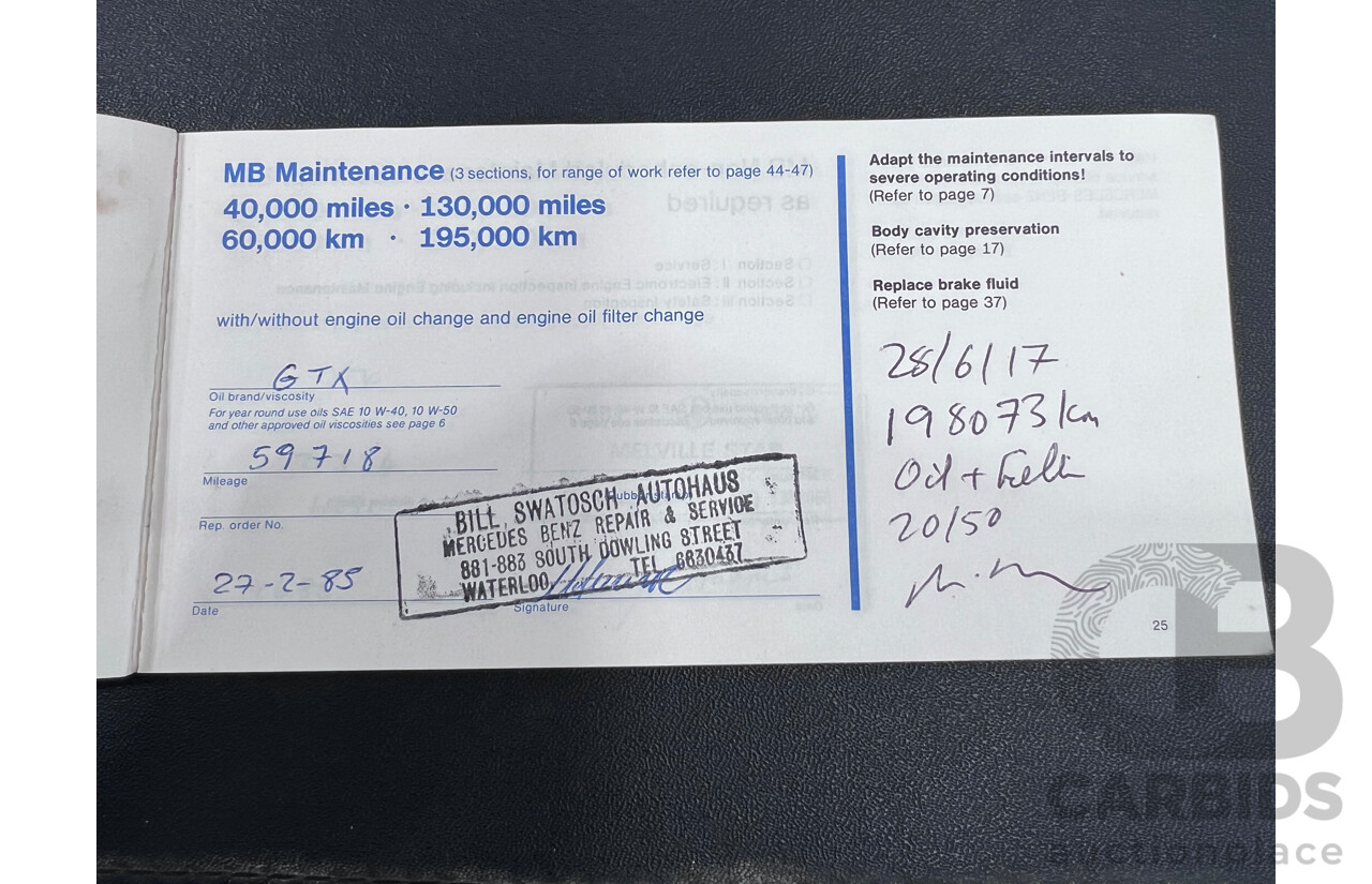 12/1979 Mercedes-Benz 450 SEL 6.9  4d Sedan Silver 6.9L V8