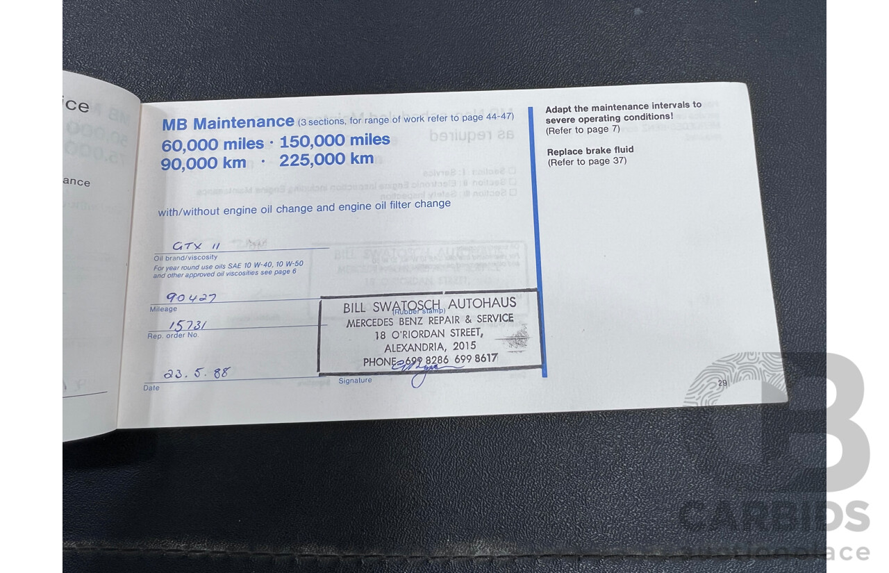 12/1979 Mercedes-Benz 450 SEL 6.9  4d Sedan Silver 6.9L V8