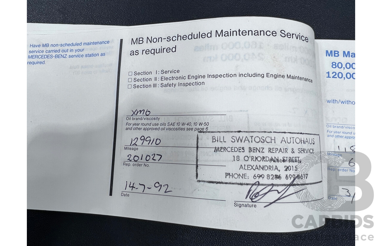 12/1979 Mercedes-Benz 450 SEL 6.9  4d Sedan Silver 6.9L V8