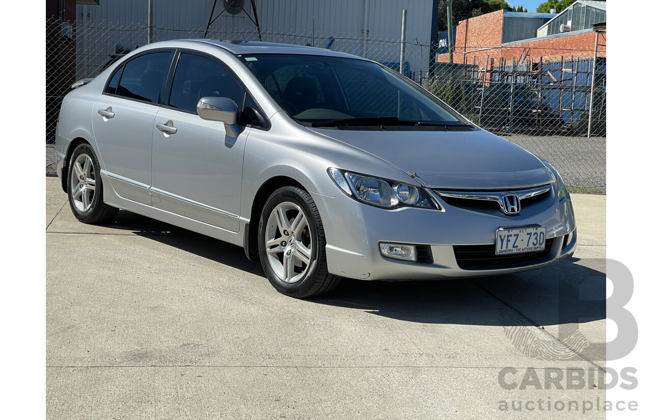 11/2006 Honda Civic Sport 40 4d Sedan Silver 2.0L