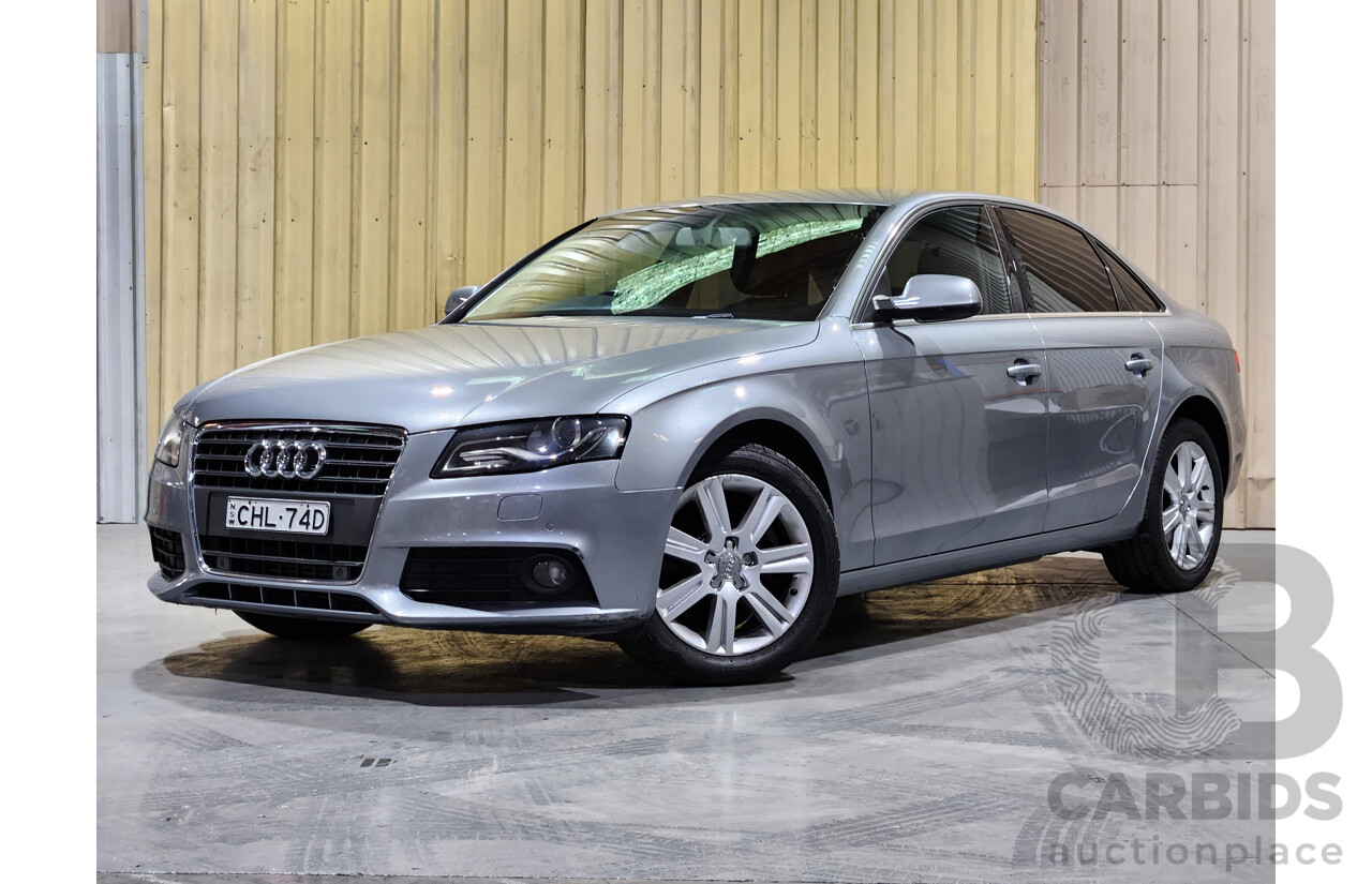 3/2012 Audi A4 2.0 TFSI B8 (8K) MY12 4d Sedan Grey 2.0L Turbo