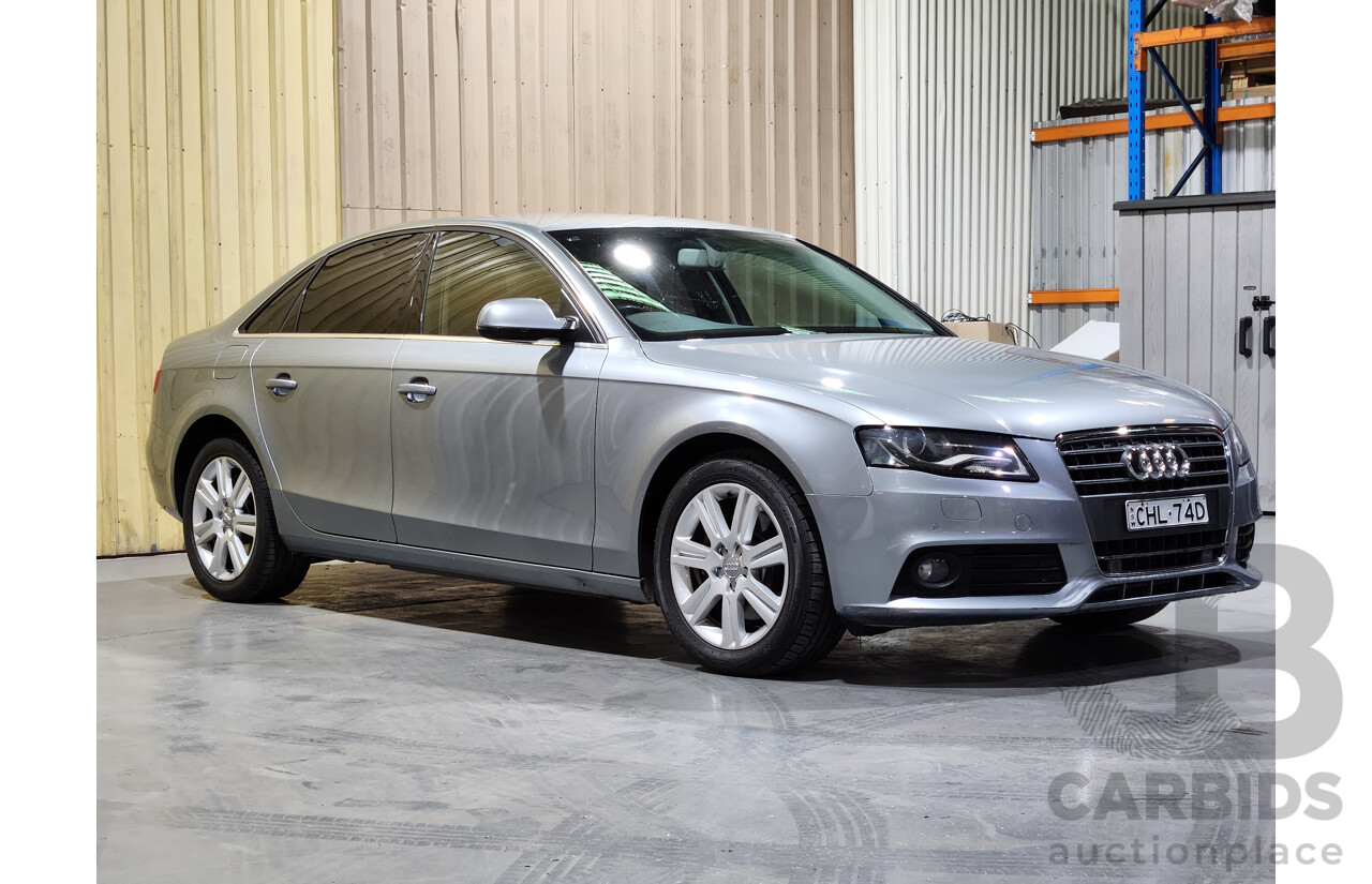 3/2012 Audi A4 2.0 TFSI B8 (8K) MY12 4d Sedan Grey 2.0L Turbo