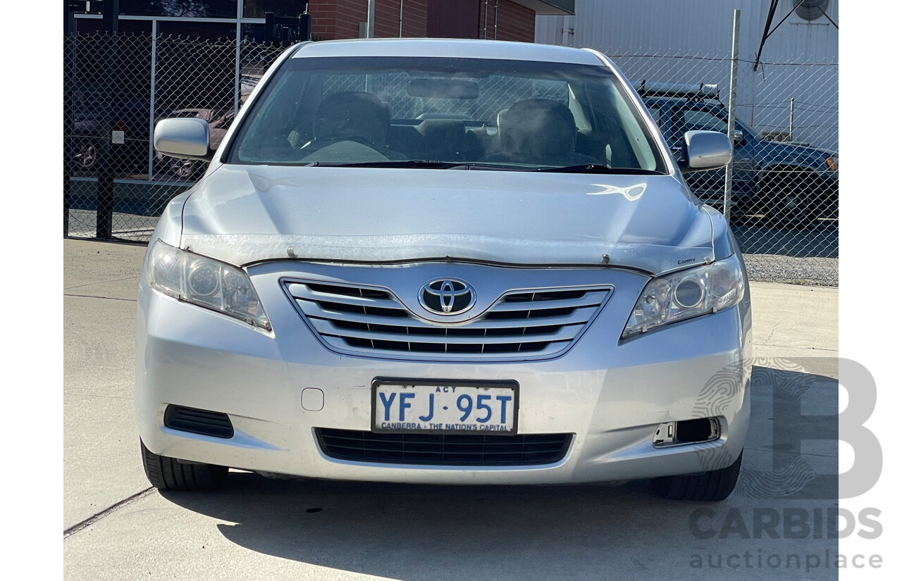 10/2007 Toyota Camry Altise ACV40R 4d Sedan Silver 2.4L