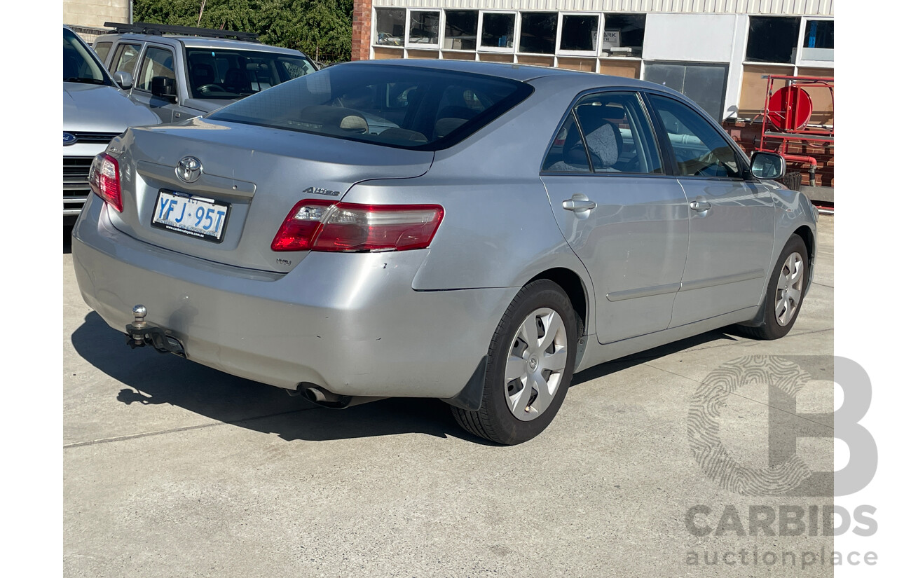 10/2007 Toyota Camry Altise ACV40R 4d Sedan Silver 2.4L