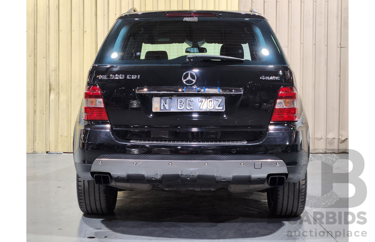4/2008 Mercedes-Benz ML 320 CDI Edition 10 (4x4) W164 07 UPGRADE 4d Wagon Black 3.0L V6 Turbo Diesel
