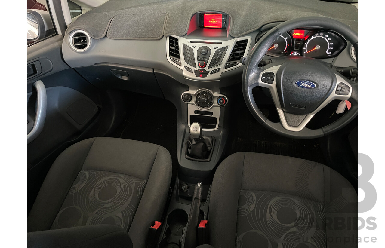 4/2013 Ford Fiesta LX WT 5d Hatchback Silver 1.6L