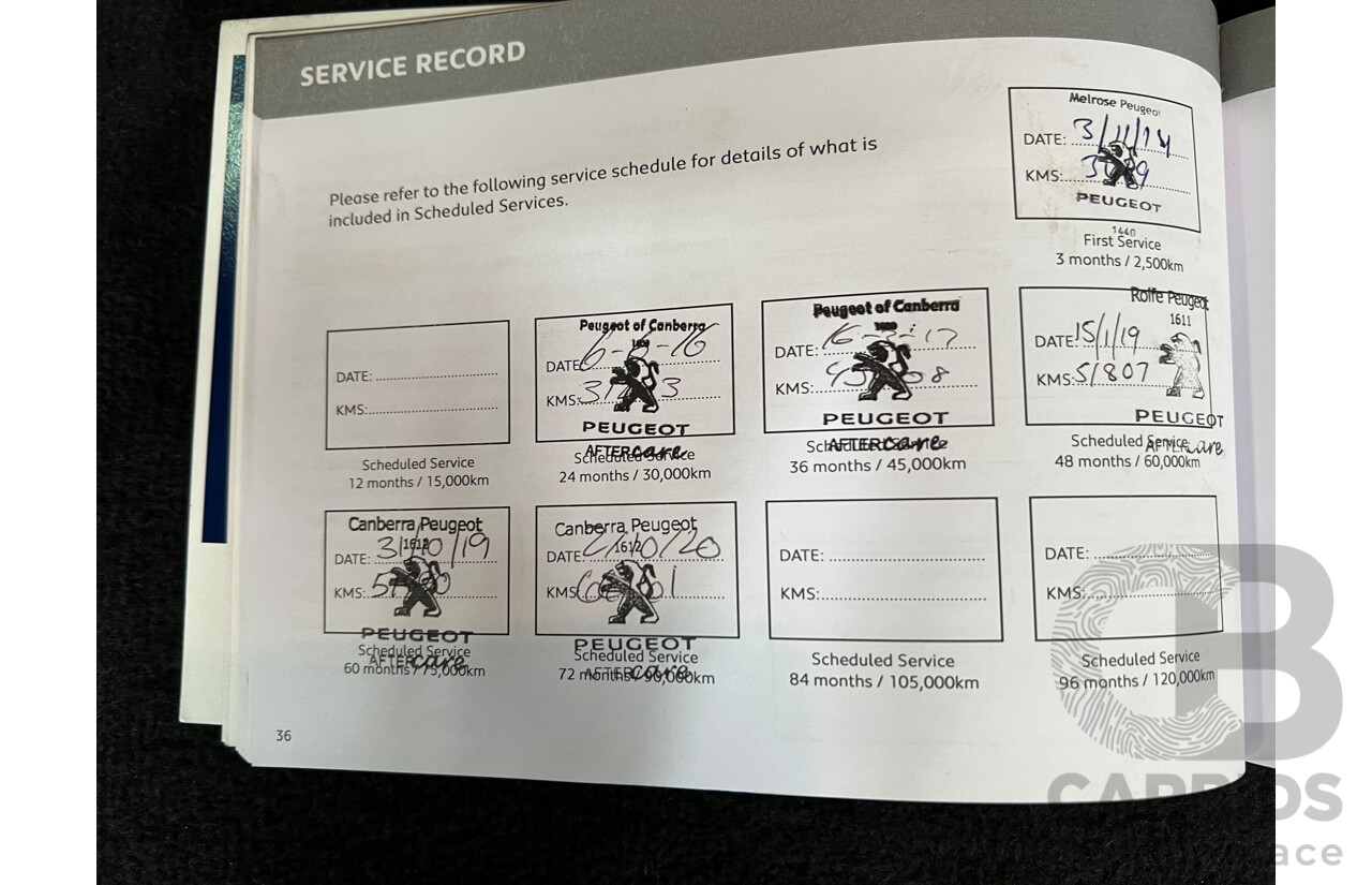 9/2014 Peugeot 208 GTi  3d Hatchback Red 1.6L Turbo