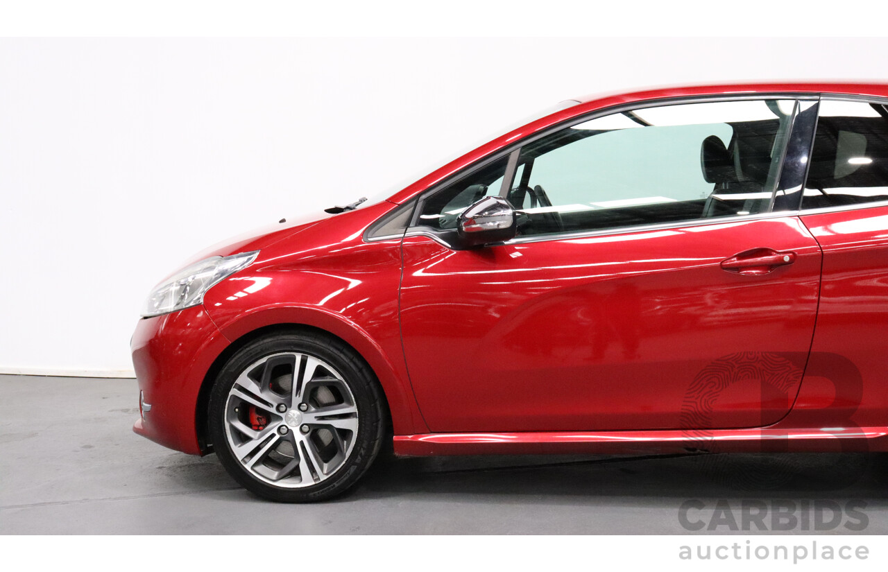 9/2014 Peugeot 208 GTi  3d Hatchback Red 1.6L Turbo