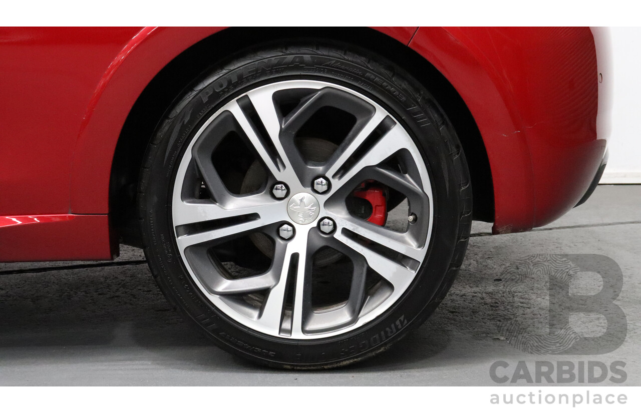 9/2014 Peugeot 208 GTi  3d Hatchback Red 1.6L Turbo