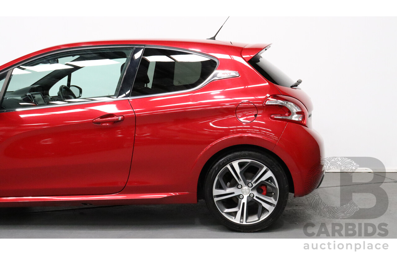 9/2014 Peugeot 208 GTi  3d Hatchback Red 1.6L Turbo
