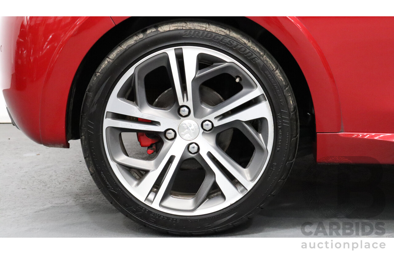 9/2014 Peugeot 208 GTi  3d Hatchback Red 1.6L Turbo