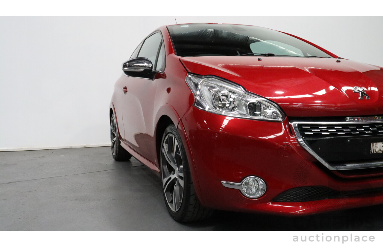 9/2014 Peugeot 208 GTi  3d Hatchback Red 1.6L Turbo