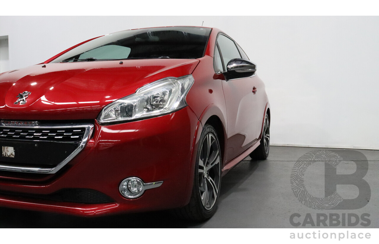 9/2014 Peugeot 208 GTi  3d Hatchback Red 1.6L Turbo