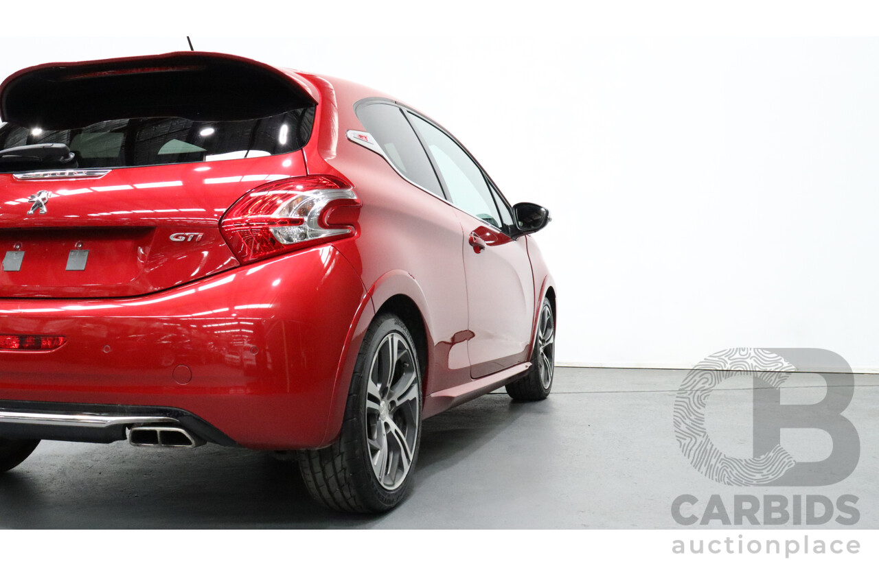 9/2014 Peugeot 208 GTi  3d Hatchback Red 1.6L Turbo