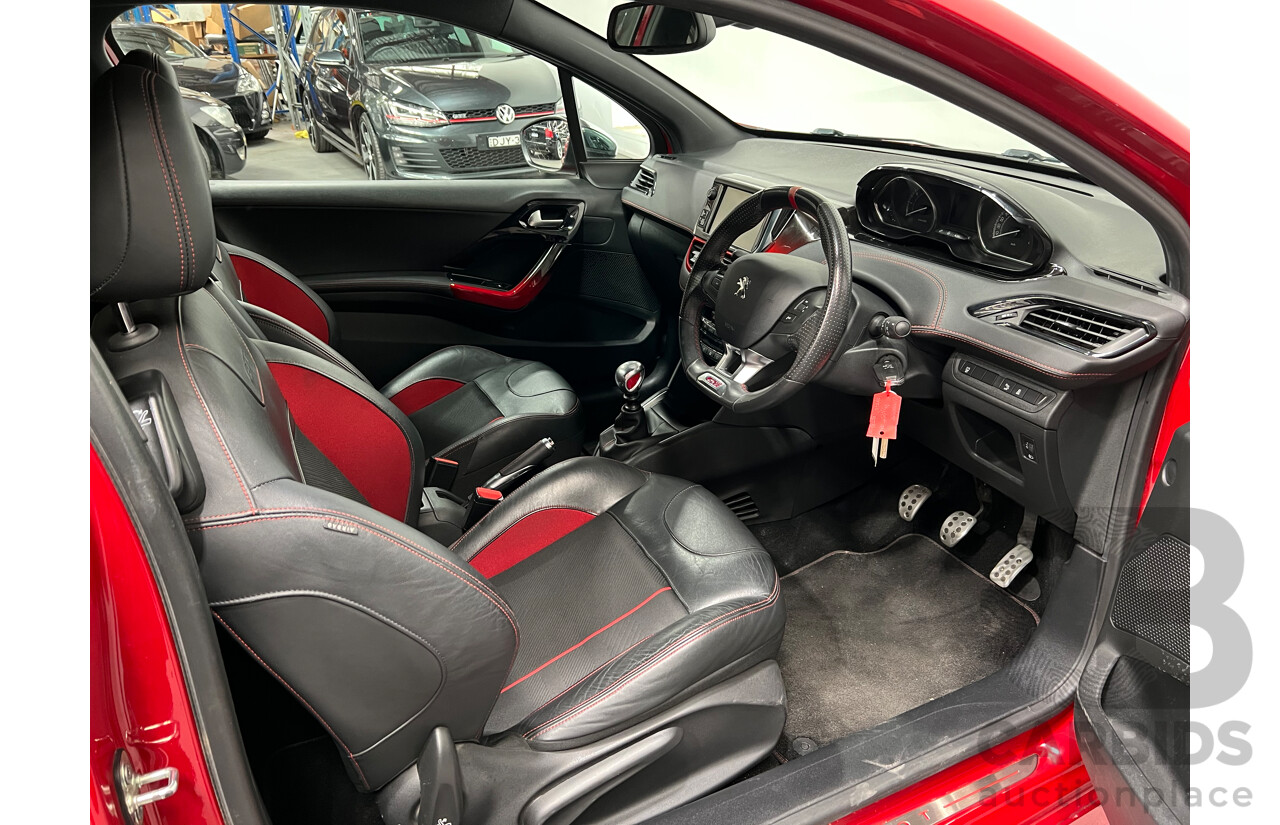 9/2014 Peugeot 208 GTi  3d Hatchback Red 1.6L Turbo