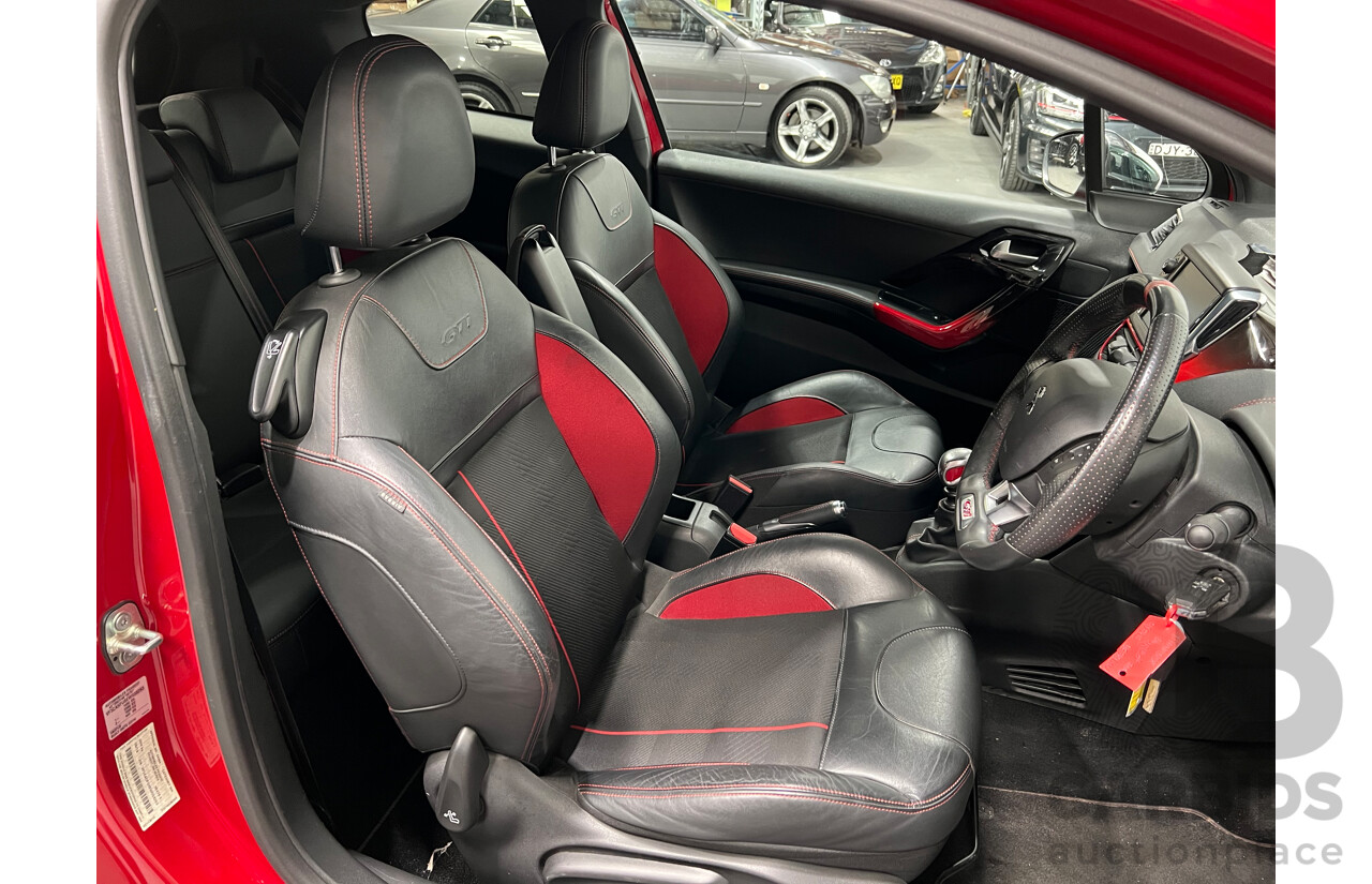 9/2014 Peugeot 208 GTi  3d Hatchback Red 1.6L Turbo