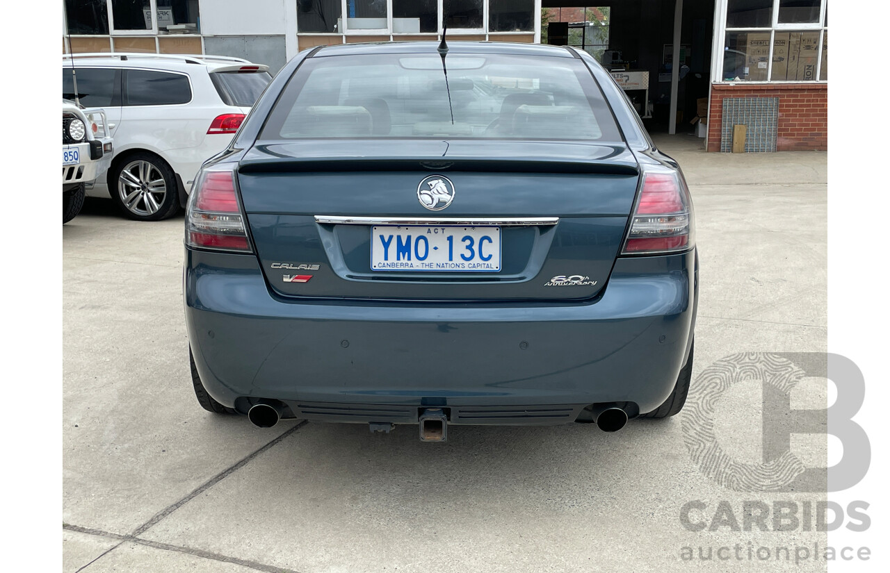 5/2008 Holden Calais V 60TH Anniversary VE MY09 4d Sedan Blue 3.6L
