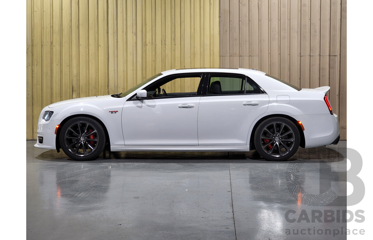 2/2018 Chrysler 300 SRT8 Hyperblack Edition MY18 4d Sedan White 6.4L V8