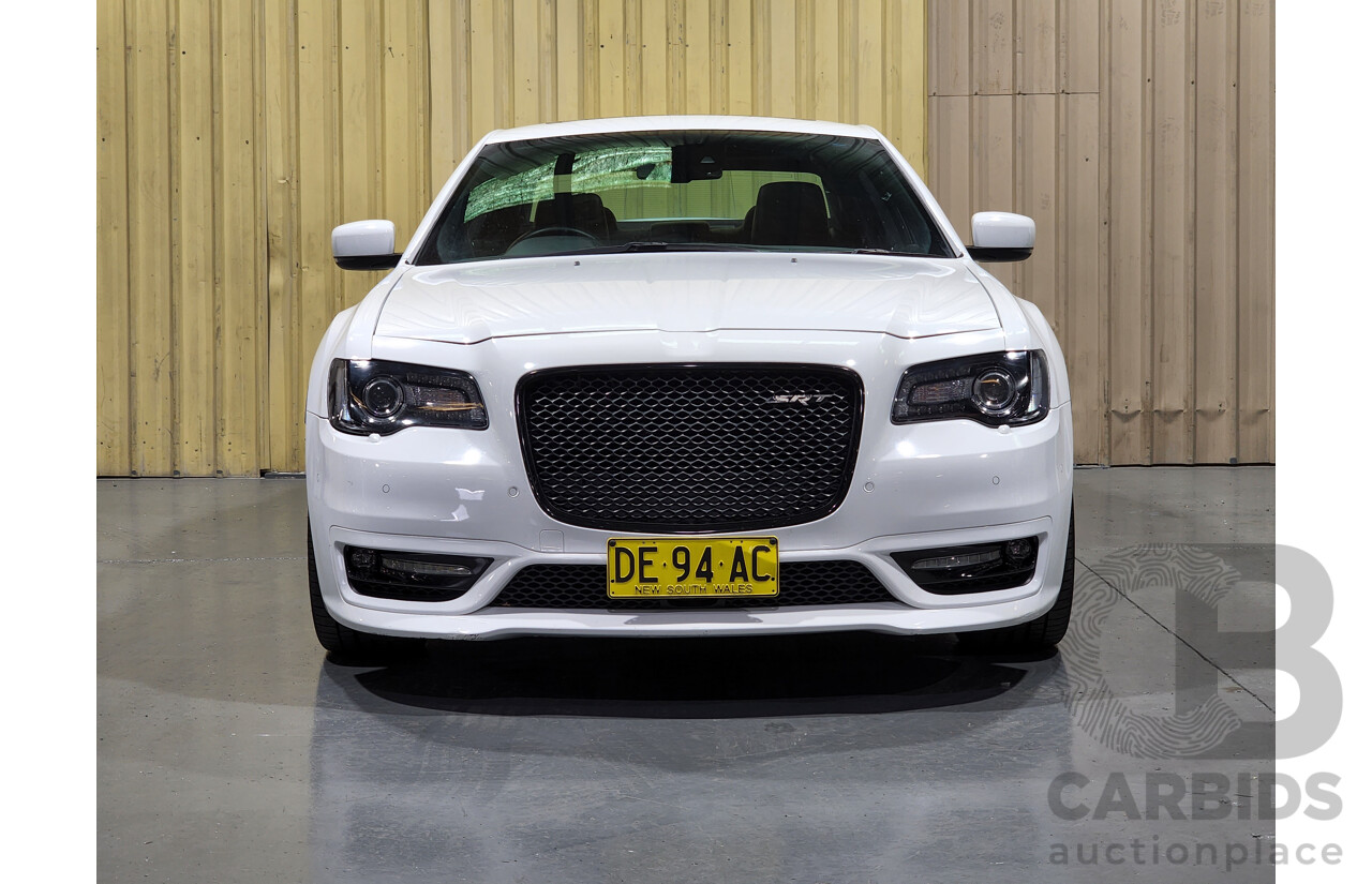 2/2018 Chrysler 300 SRT8 Hyperblack Edition MY18 4d Sedan White 6.4L V8