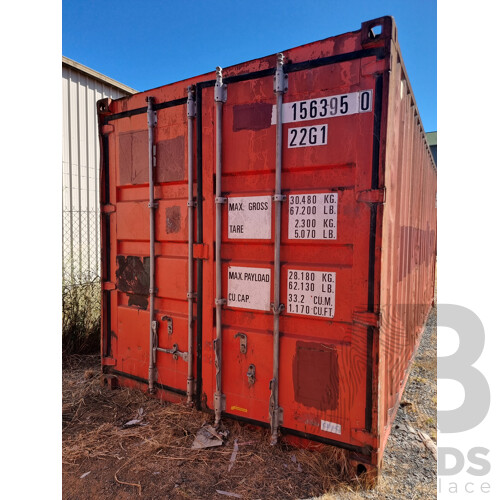 20ft Shipping Container - I.D 156395 0 22GI
