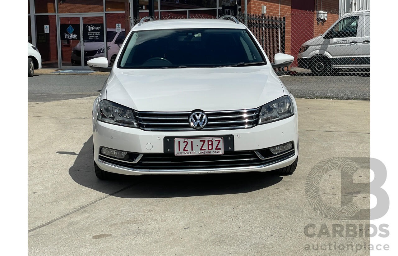 7/2011 Volkswagen Passat V6 FSI Highline 3C MY11 4d Wagon White 3.6L