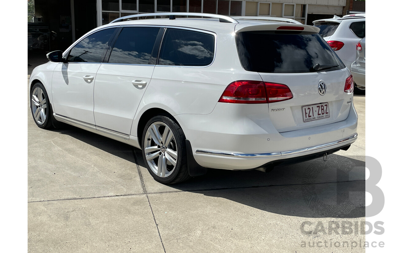 7/2011 Volkswagen Passat V6 FSI Highline 3C MY11 4d Wagon White 3.6L